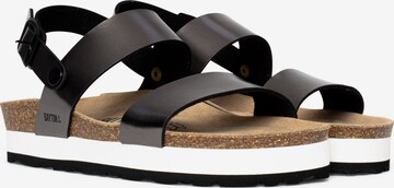 Bayton Páskové sandály 'Gladstone' – černá