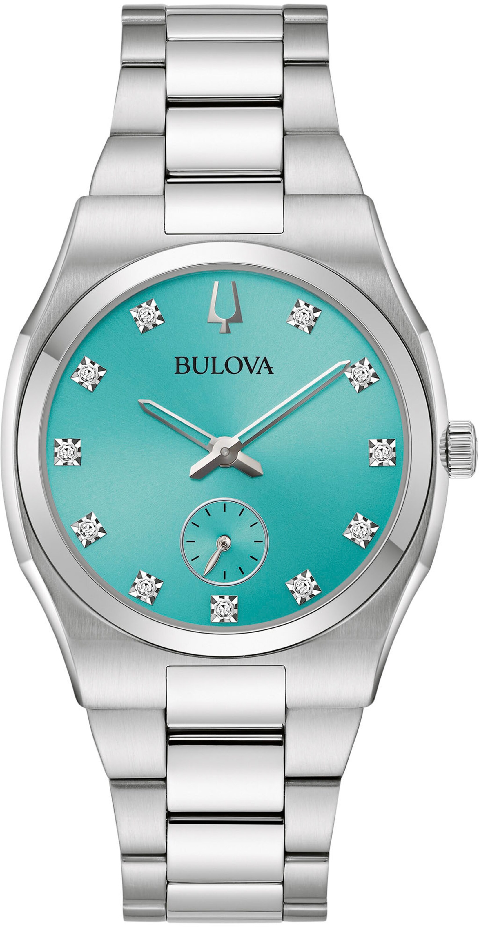 Bulova Analog Watch in Silver: front