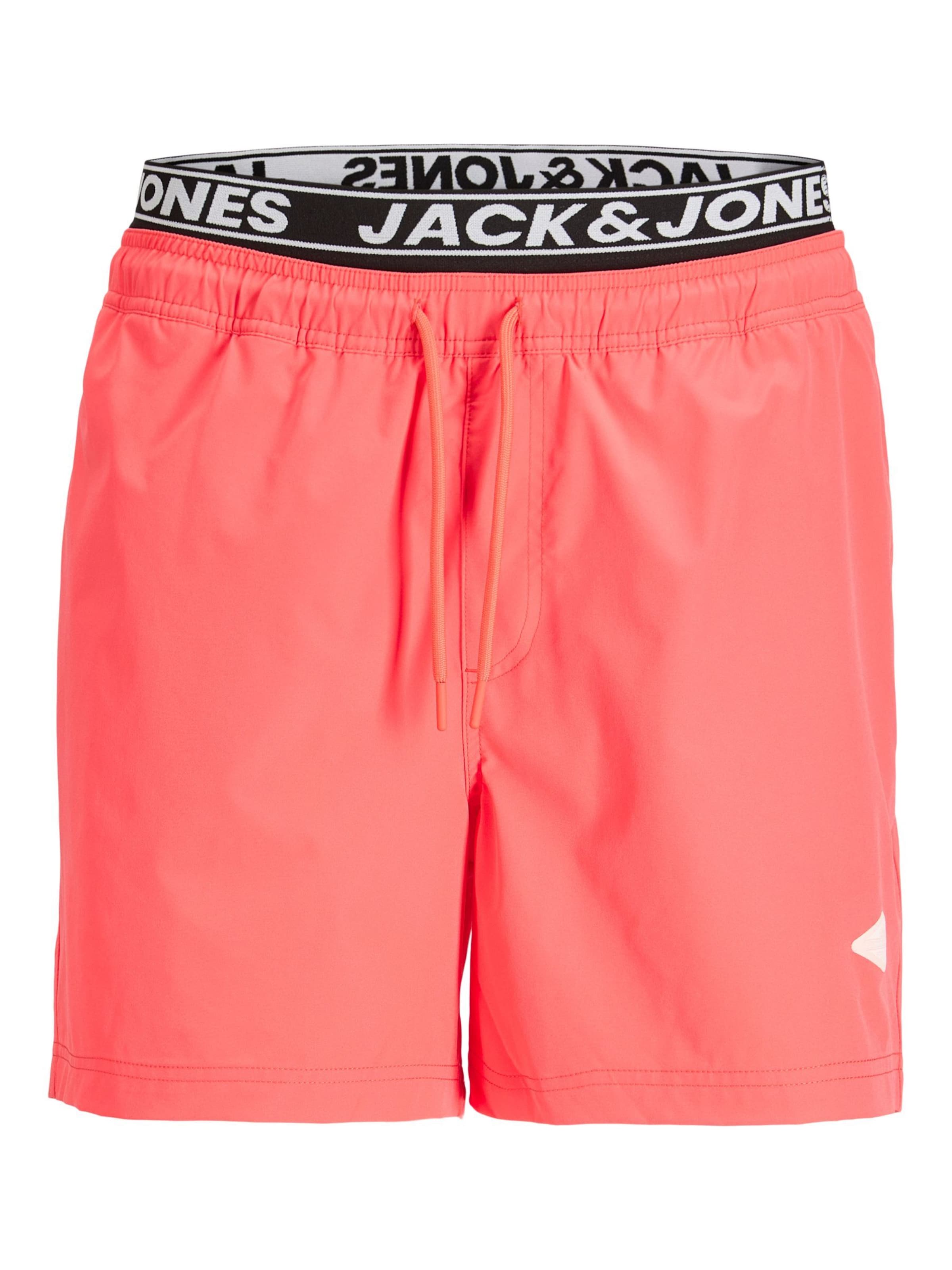 Shorts de bain JACK & JONES en orange : devant
