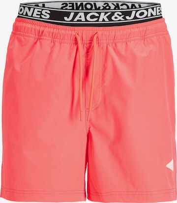 Shorts de bain JACK & JONES en orange : devant