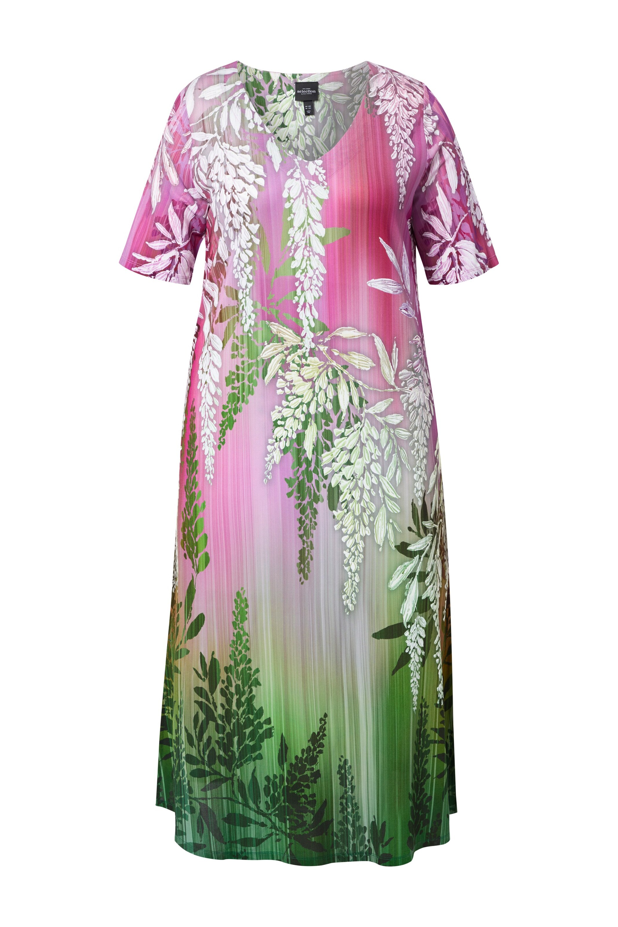 Ulla Popken Kleid in Grün: Vorderseite