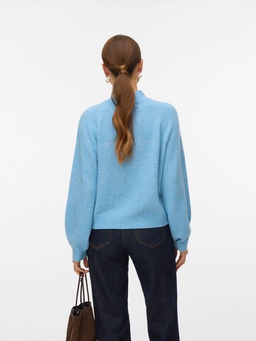 VERO MODA Sweater 'VMLeaf' in Blue