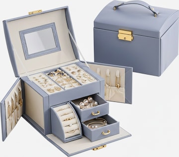 MEVYRA Jewelry Storage in Blue: front