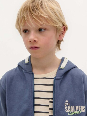 Scalpers Sweatvest 'Bay' in Blauw