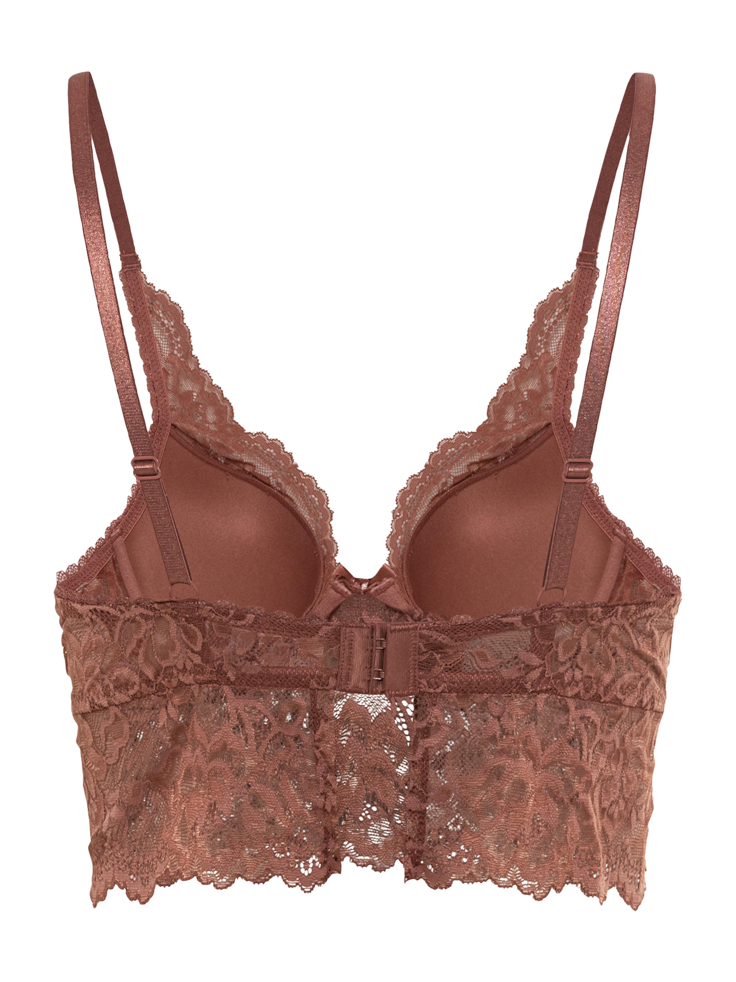 LASCANA Push-up Podprsenka - Hnedá