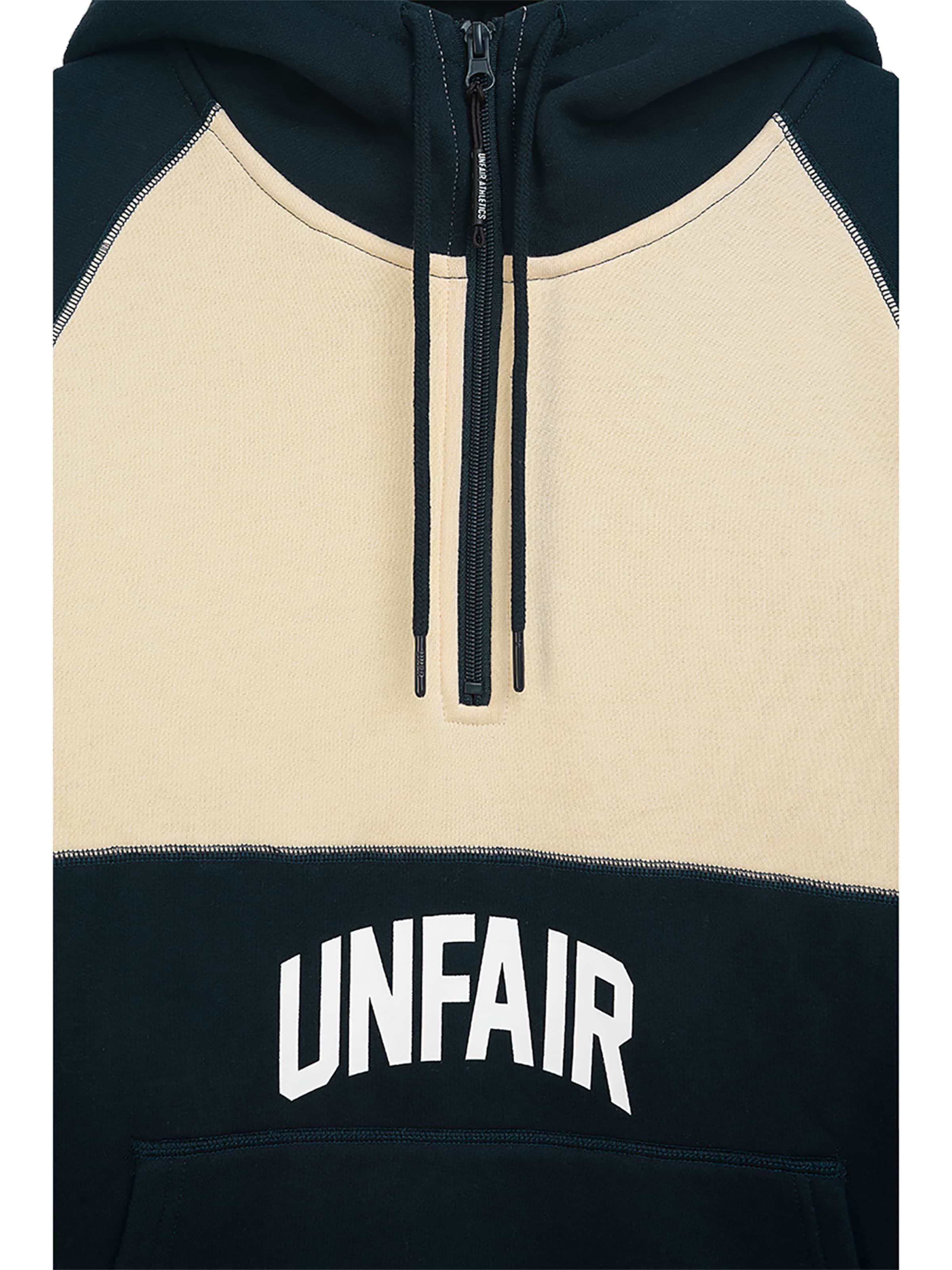 Felpa 'Zipper Ninja' di Unfair Athletics in beige