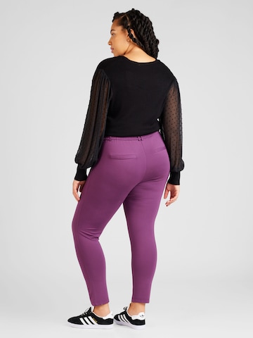 Regular Pantalon 'GOLDTRASH' ONLY Carmakoma en violet