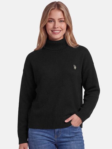 U.S. POLO ASSN. Sweater in Black: front