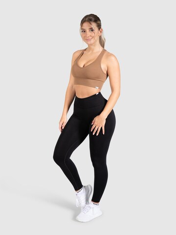 Smilodox Bralette Sports Top in Brown