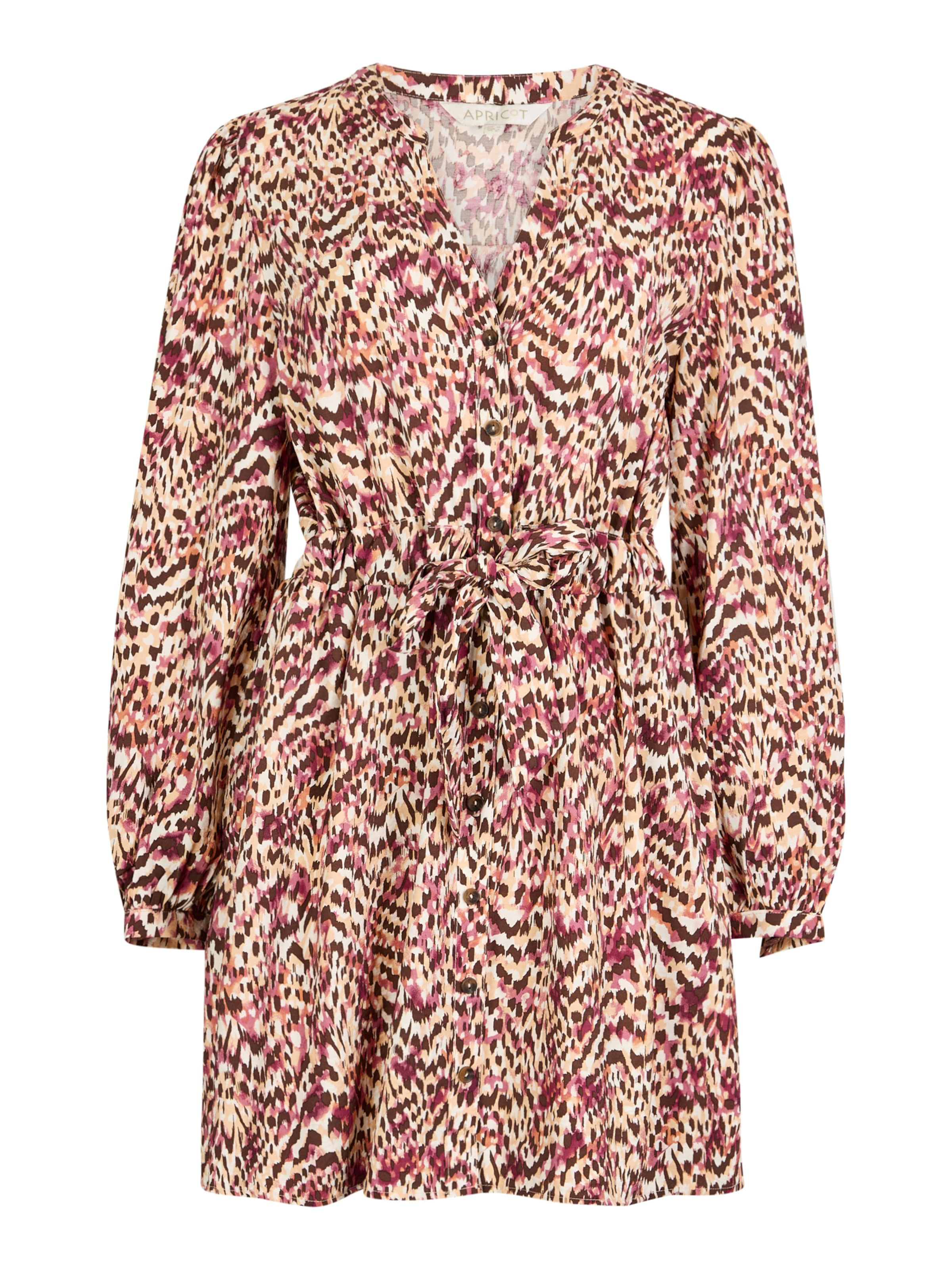 Apricot Jurk in Oranje: voorkant