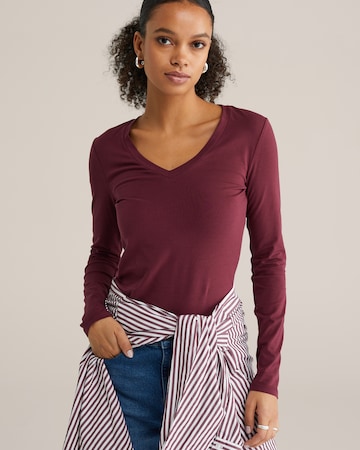 WE Fashion Tričko – fialová: přední strana