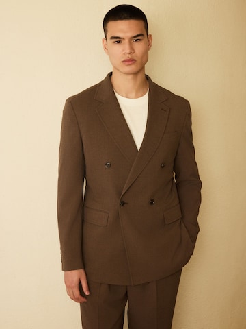 Regular fit Giacca da completo di Next in marrone: frontale