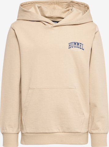 Hummel Sportsweatshirt 'Fast' in Beige: predná strana
