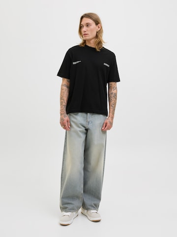 Tricou 'JORBILLYBURG' de la JACK & JONES pe negru