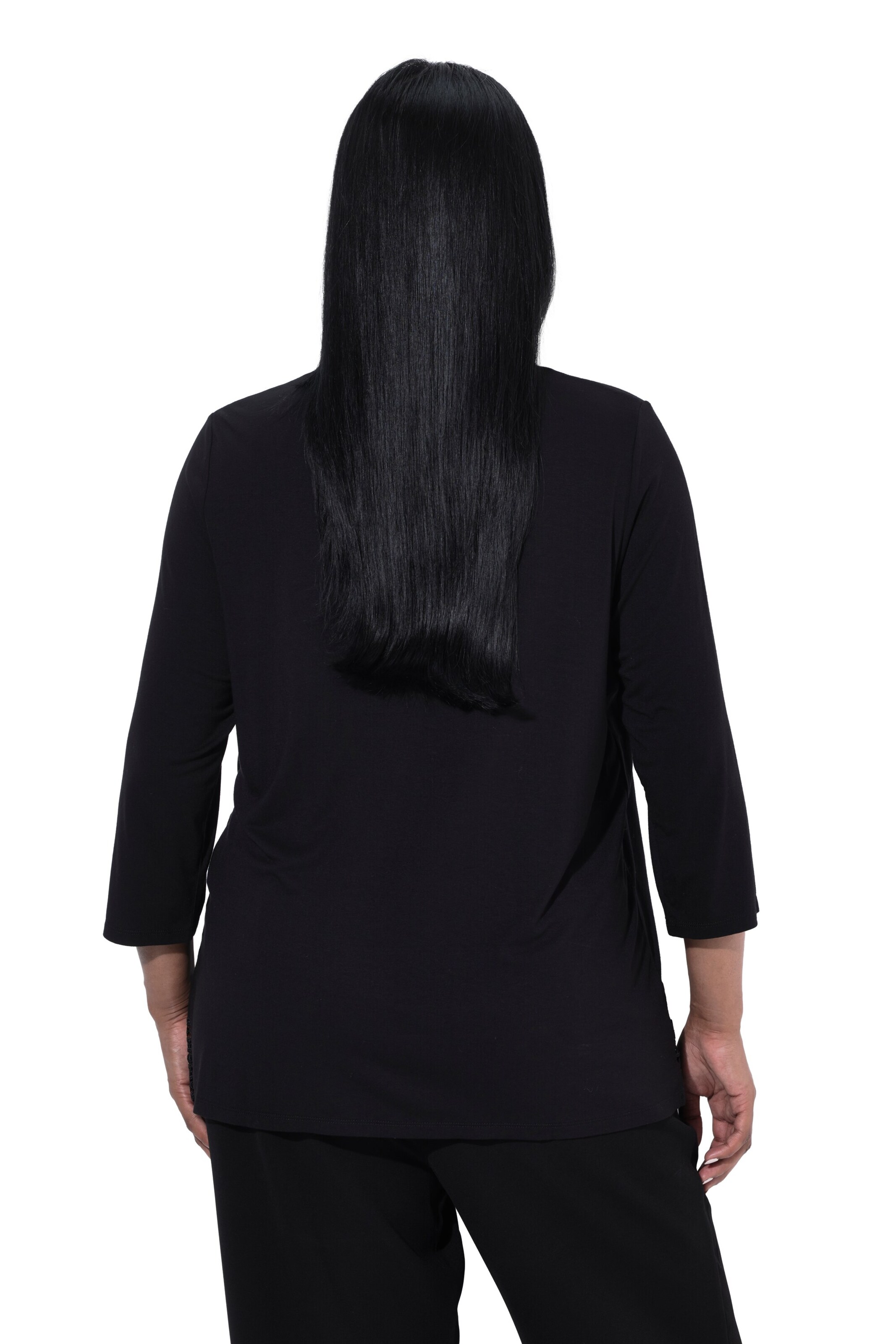 Ulla Popken Shirt in Zwart
