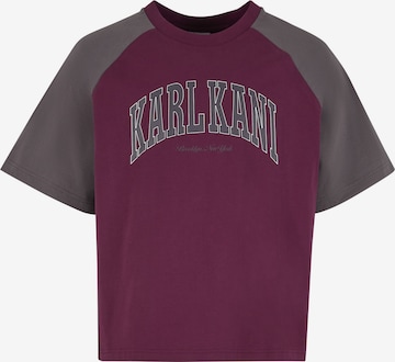 Maglietta 'College' di Karl Kani in grigio: frontale