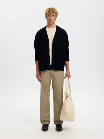 Vestes en maille SELECTED en bleu