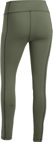 Maier Sports Skinny Workout Pants in Green