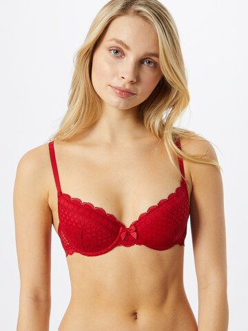 ETAM T-shirt Bra 'CHERIE CHERIE' in Red: front