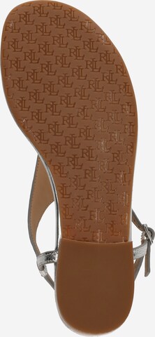 Lauren Ralph Lauren Teenslipper 'ELLINGTON' in Zilver