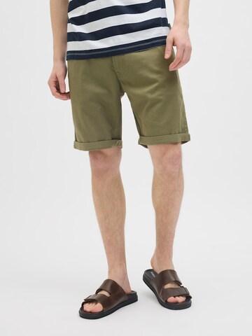 regular Pantaloni 'JREBFIVERS' di JJ Rebel in verde: frontale