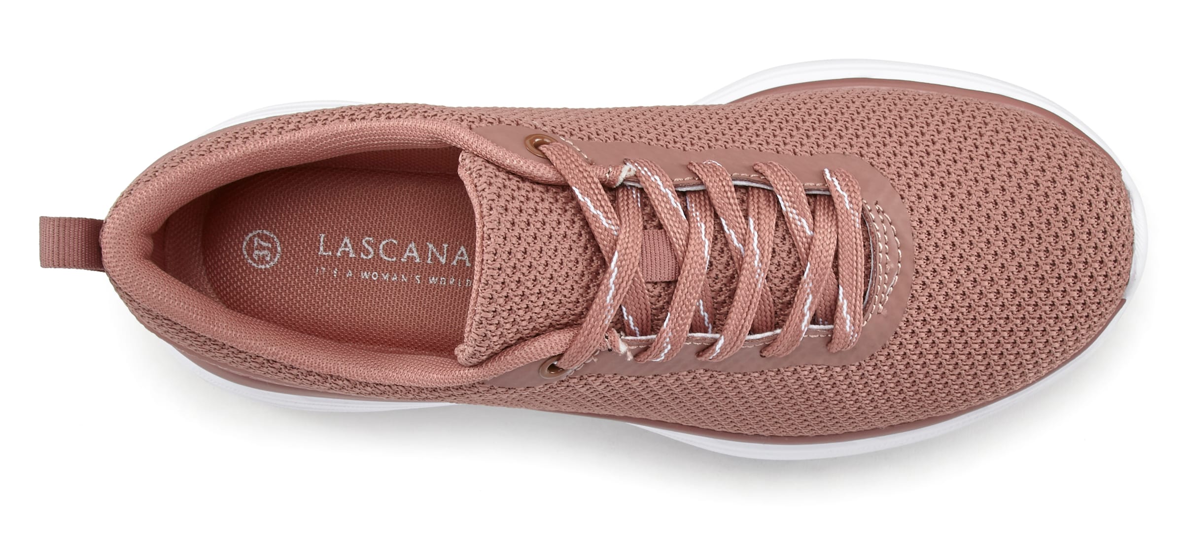 LASCANA - Zapatillas deportivas bajas en rosa