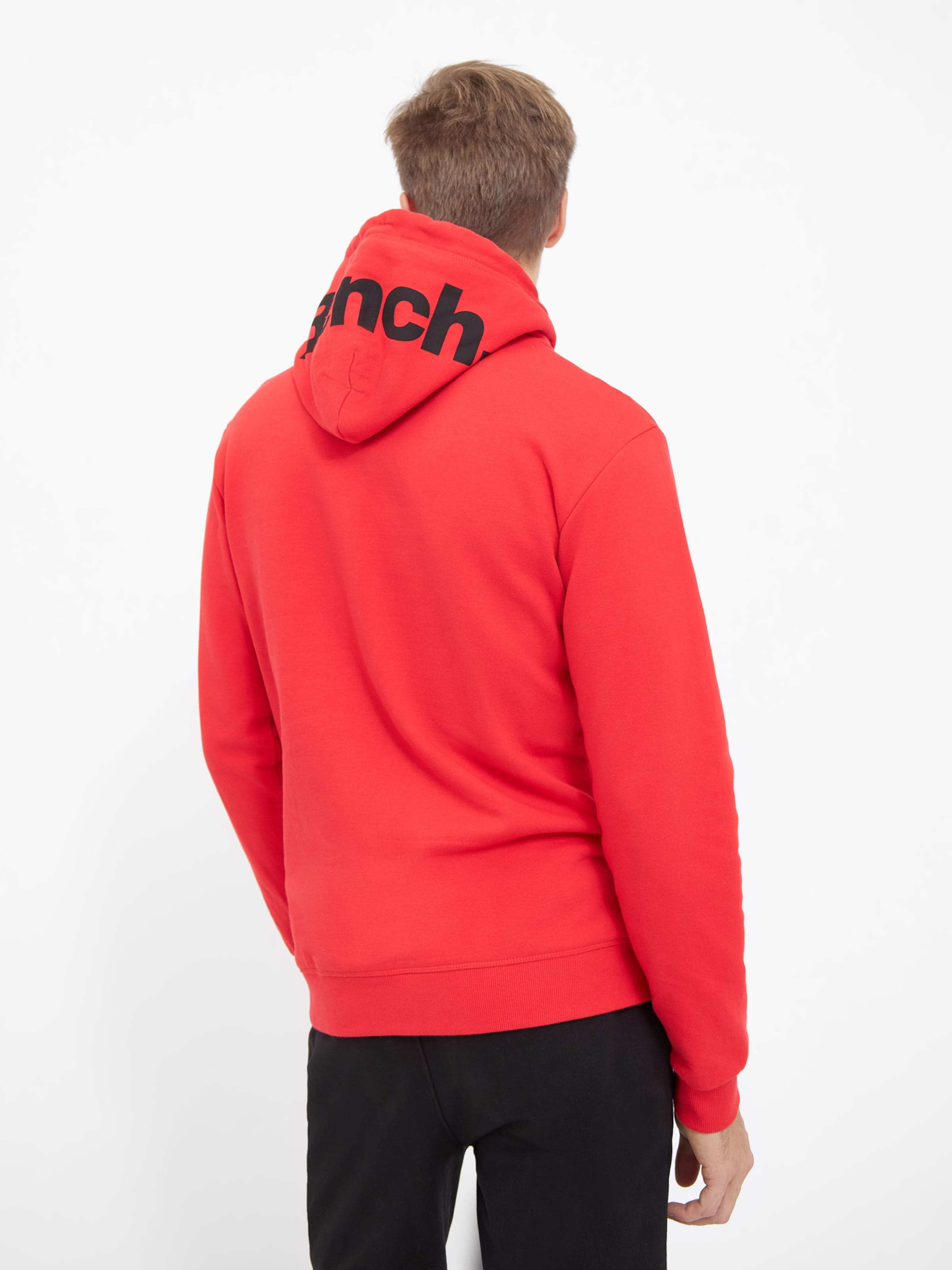 Männer Sportbekleidung BENCH Sportsweatshirt 'Stats' in Rot - II50580