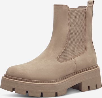 Tamaris Chelsea Boots in Brown: front