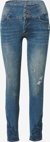 KOROSHI Regular Jeans in Blauw: voorkant