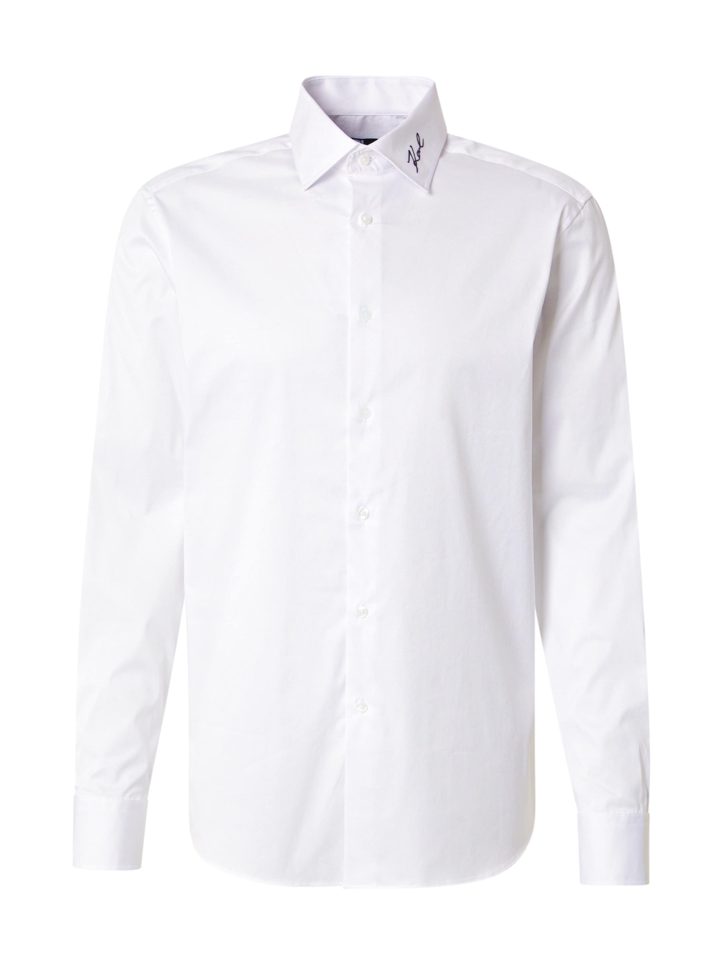Regular fit Camicia di Karl Lagerfeld in bianco: frontale