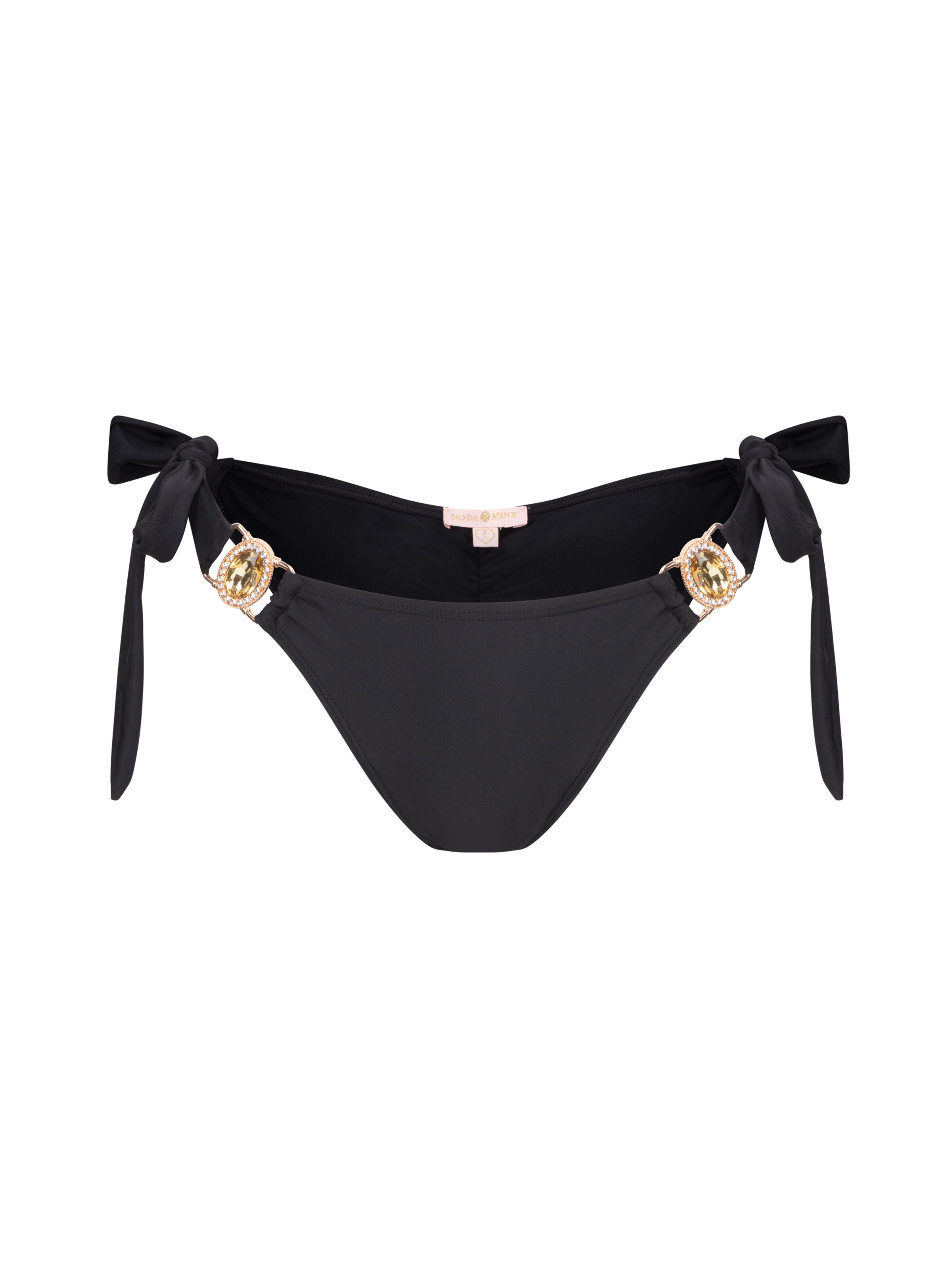 Moda Minx Bikinihose 'Amour' in Schwarz: Vorderseite