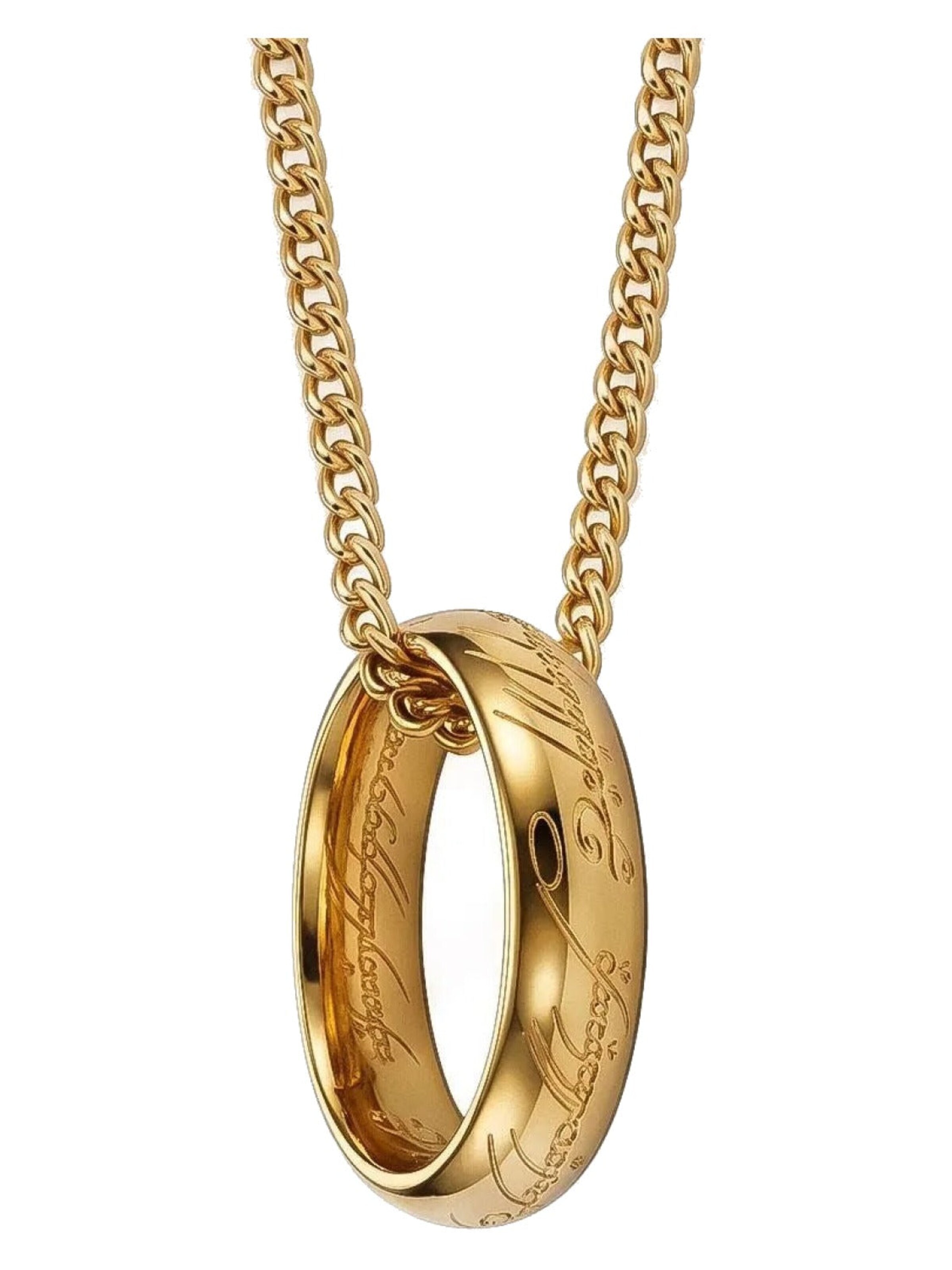 The Lord Of The Rings Sieraden 'The Lord of the Rings De Ene Ring' in Goud