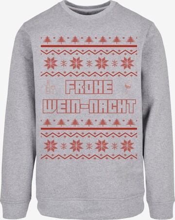 F4NT4STIC Sweatshirt in Grey: front