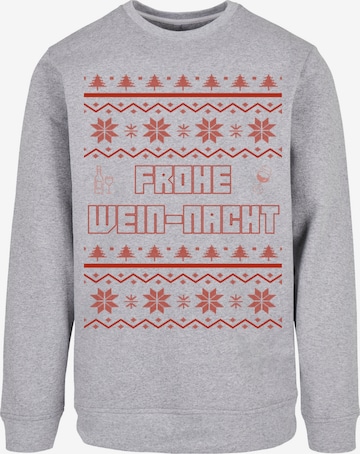 F4NT4STIC Sweatshirt in Grey: front