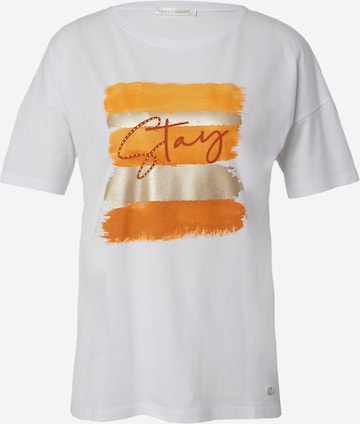 Key Largo Shirt 'BRUSH' in Wit: voorkant