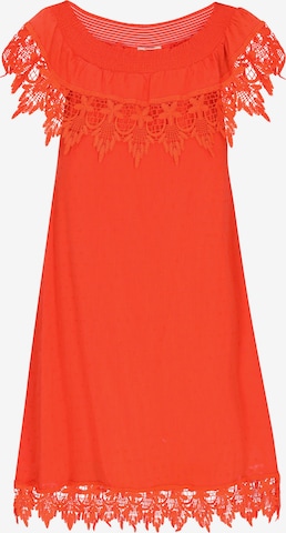 IZIA - Vestido 'Boho' en naranja: frente