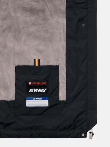 K-Way - Chaqueta de invierno 'K-WAY SOPHIE TWILL SOFT BEAVER GIUBBINO' en negro