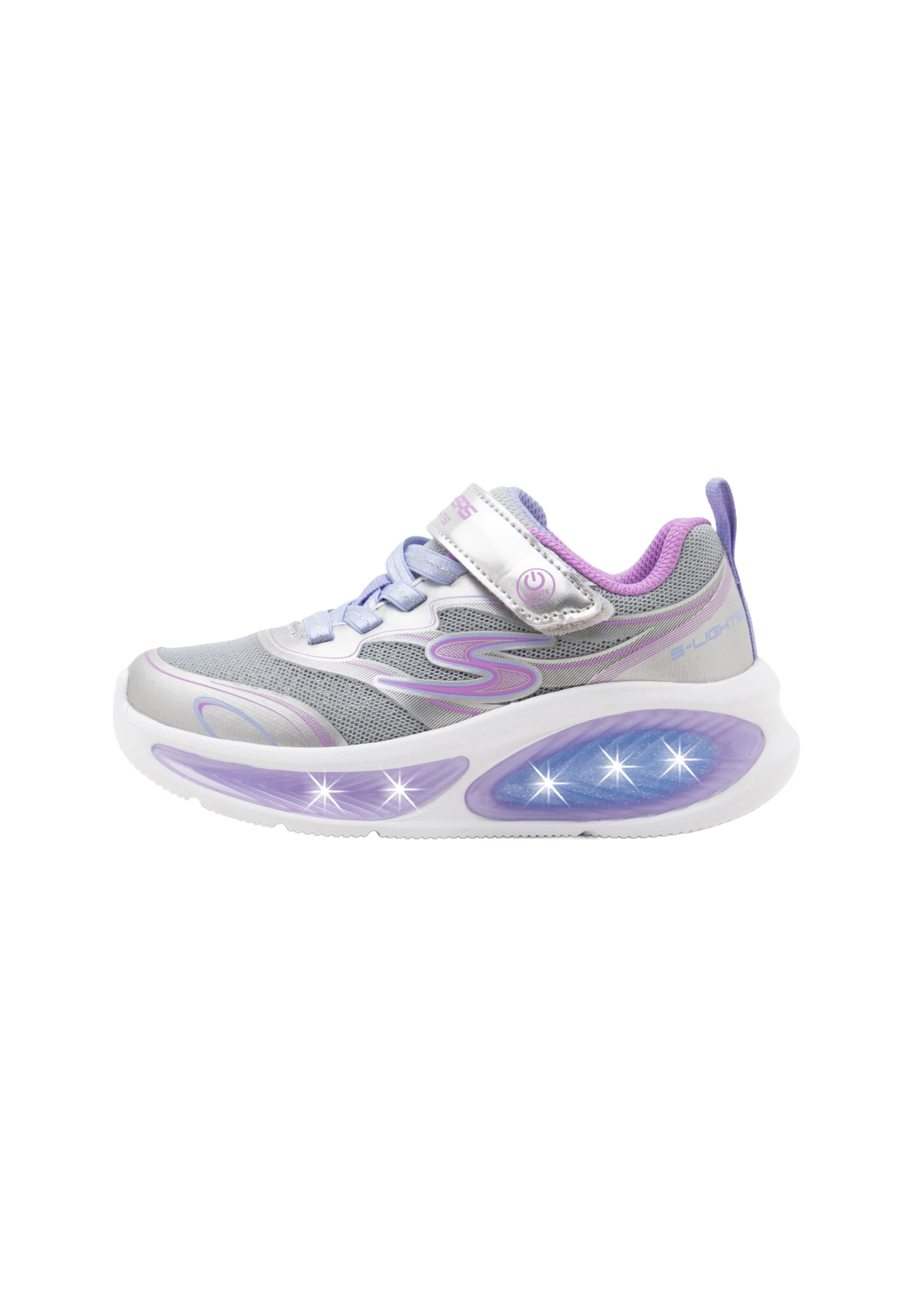 Sneaker 'COSMIC GLOW 2.0' di SKECHERS in argento: frontale