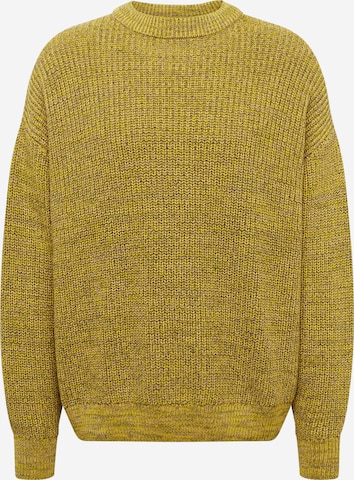 WEEKDAY Sweater 'John' in Green: front