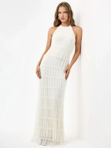 Hiccup - Vestido em branco: frente