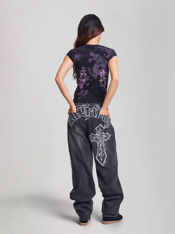 Ed Hardy Shirts 'Tattoo City' i sort
