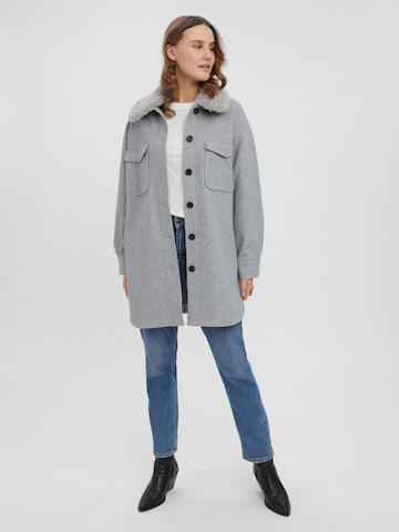 VERO MODA Between-Seasons Coat 'Ollie' in Grey