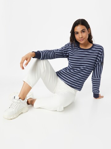 Bluză de molton 'DarlaAK' de la Alife and Kickin pe albastru