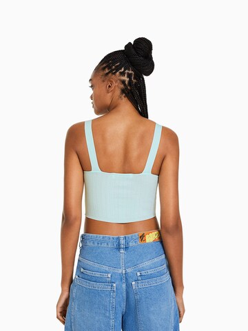 Tops en tricot Bershka en bleu