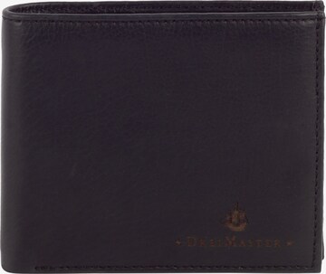 DreiMaster Vintage Wallet 'Incus' in Black: front