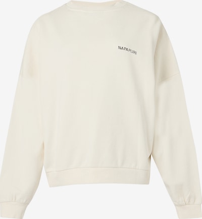 NAPAPIJRI Sweater majica 'DEBANT' veličine XS u crna / bijela, Pregled proizvoda
