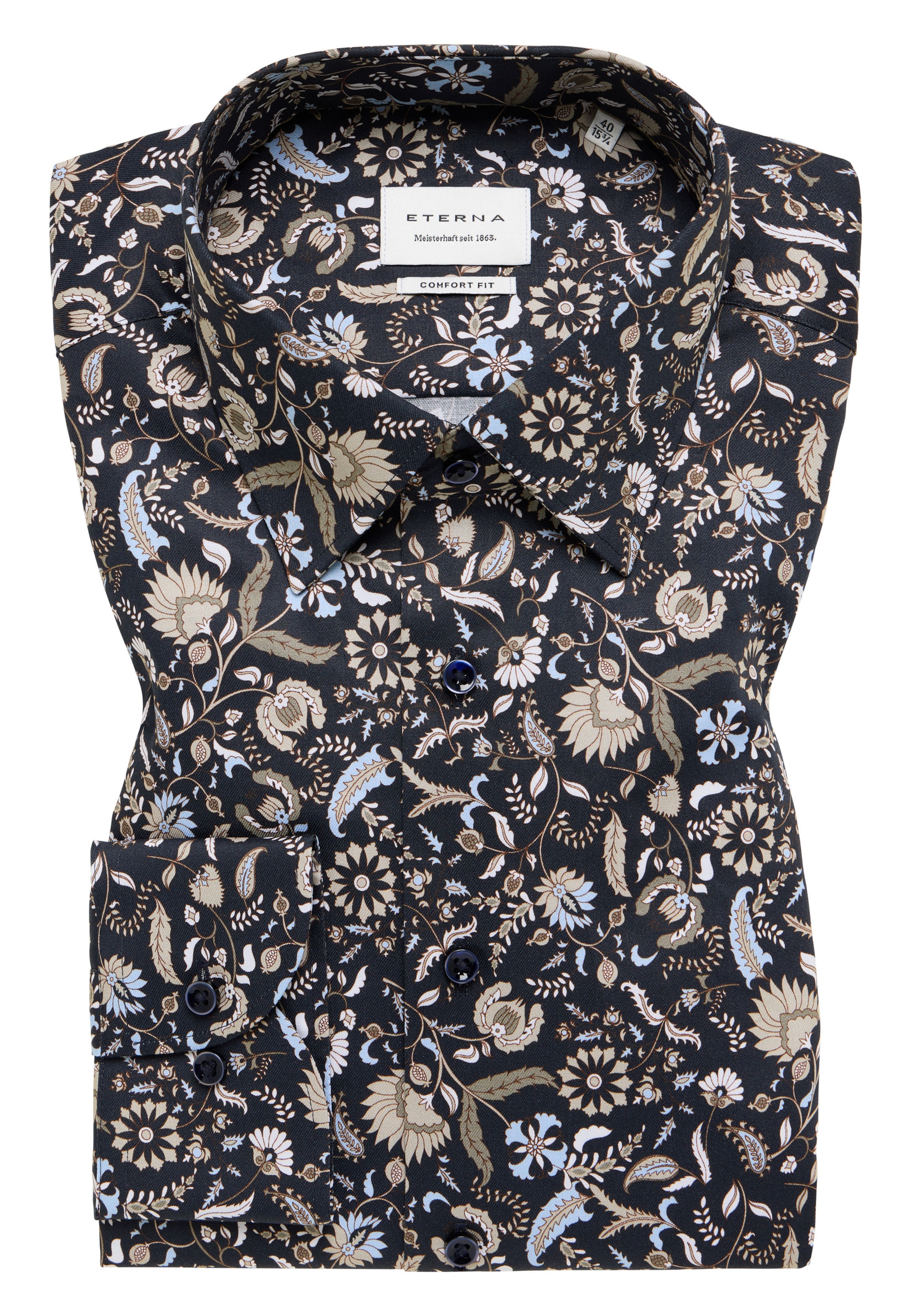 ETERNA Comfort fit Business shirt in Blue