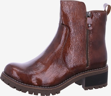 Laufsteg München Ankle Boots in Braun: Vorderseite