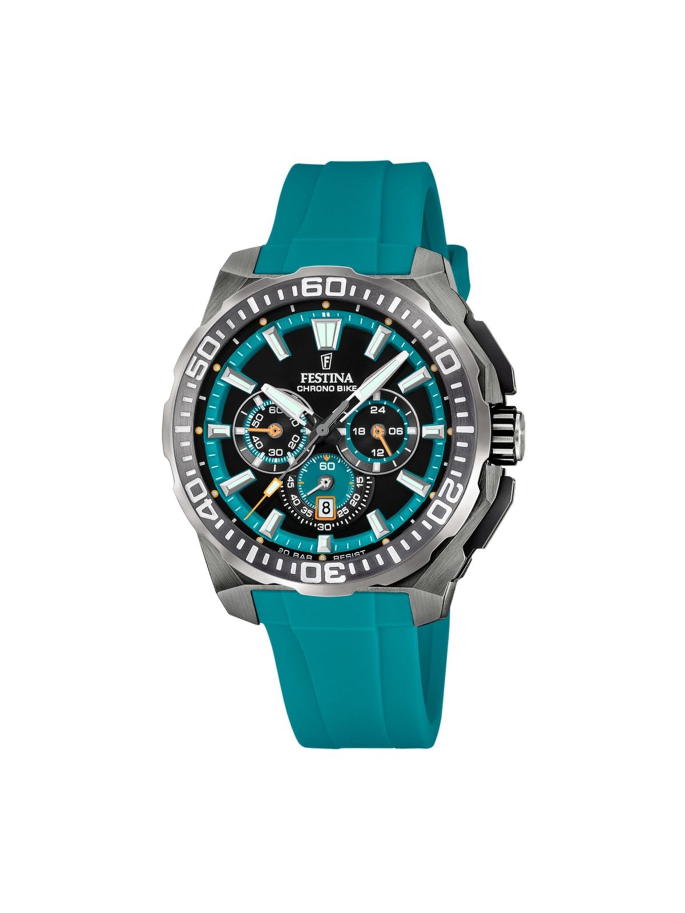 Montre à affichage analogique 'Chrono Bike' FESTINA en bleu