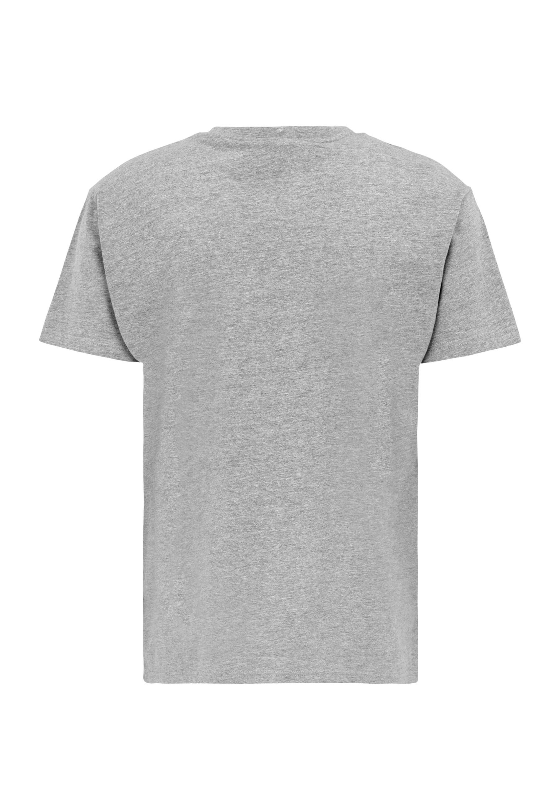 Oldskull T-Shirt 'Xtreme Retro Rock Skull Graphic' in Grau